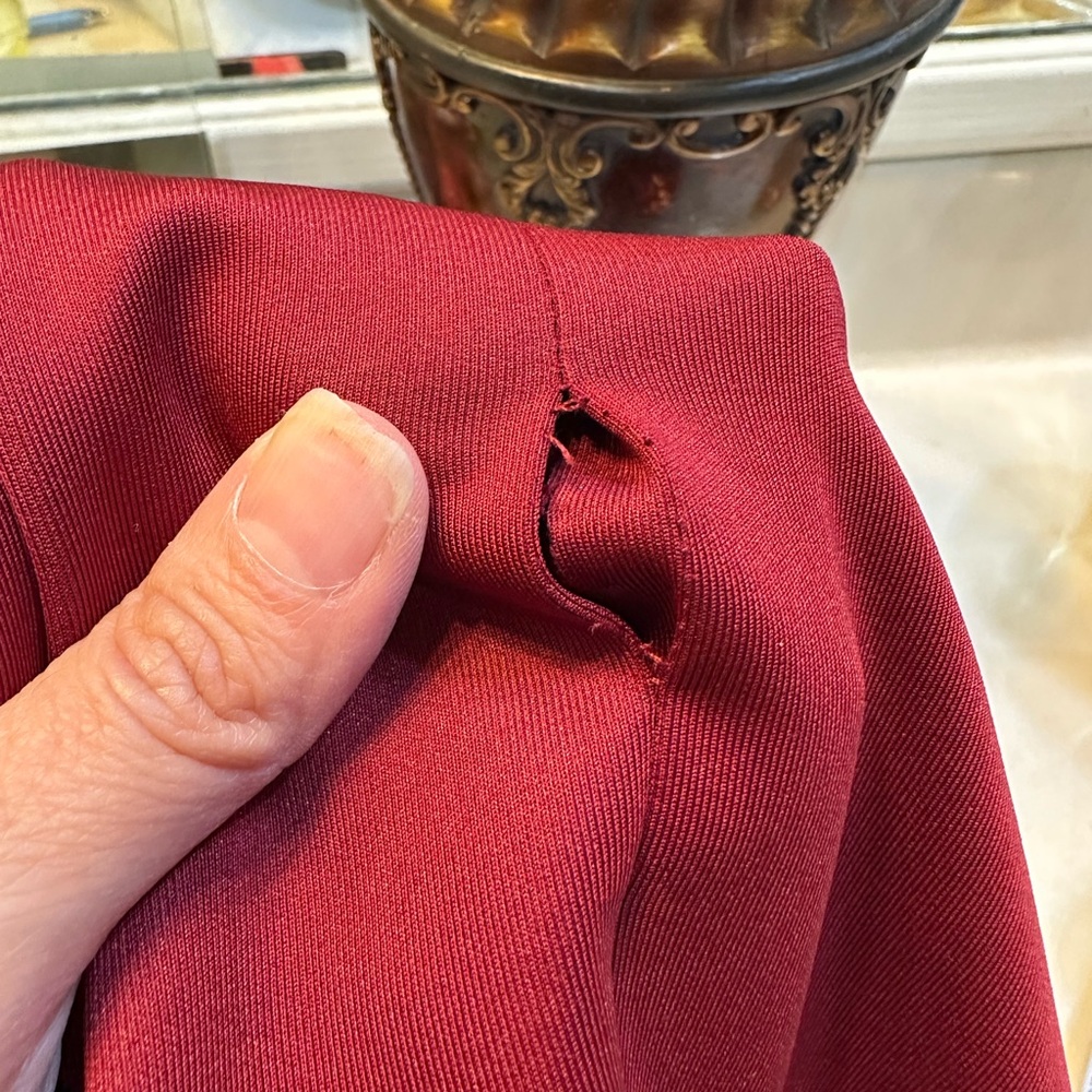 Amberleaf Raspberry-Red Midi Sheath Dress - Picture 6 of 7